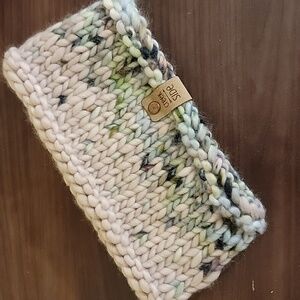 Creekside Knit Headband in Cream and Multicolor